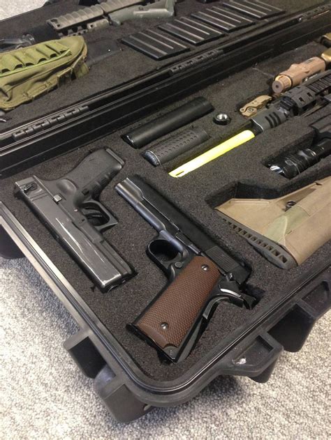 airsoft pistol cases - airsoft rifle case.